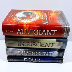 DIVERGENT COLLECTION by Veronica Roth: ALLEGIANT, INSURGENT, DIVERGENT & FOUR